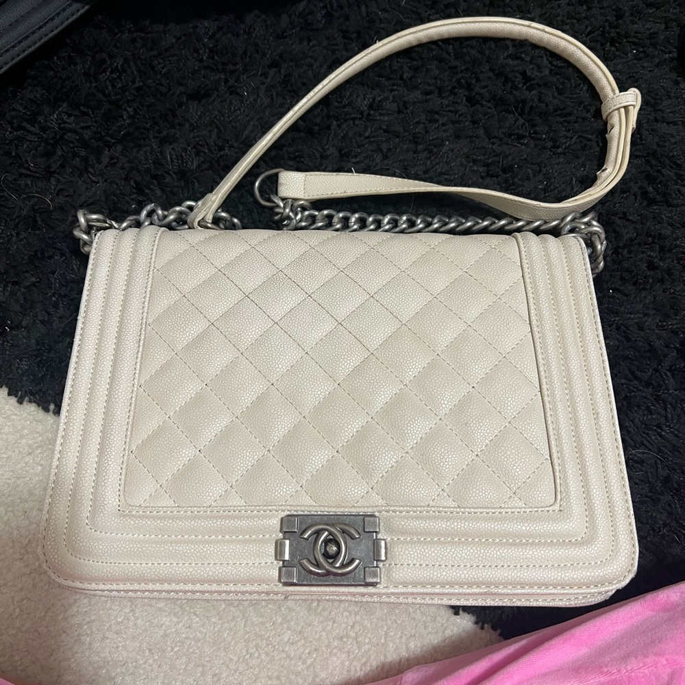 Bone CC purse over the shoulder chain strap